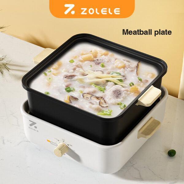 ZOLELE Split Cooking Pot 3L MP301 3 in 1 White