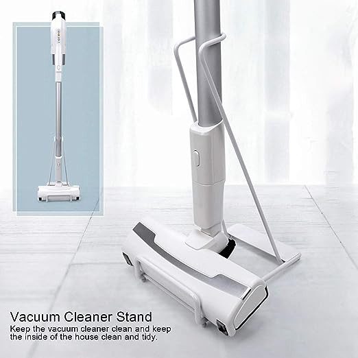 Metal Floor Stand Storage Rack Bracket for Vacuum Cleaner White