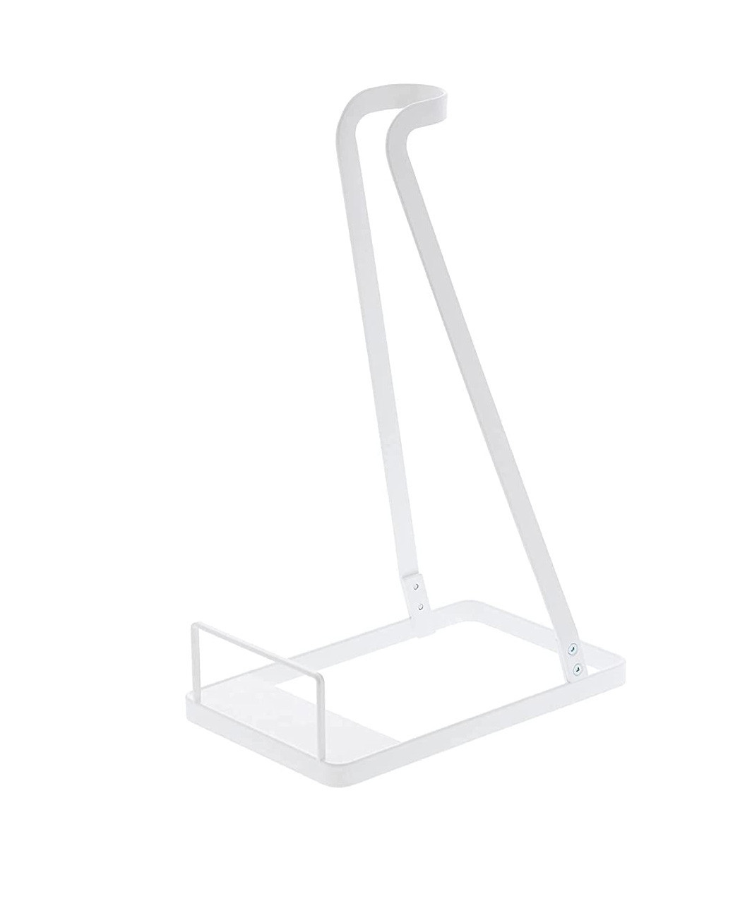 Metal Floor Stand Storage Rack Bracket for Vacuum Cleaner White