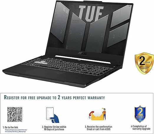 Asus TUF Gaming FA507NU LP031W Amd Ryzen R7, 16GB, 512GB SSD, 6GB RTX4050, 15.6 inch, Win 11 Home