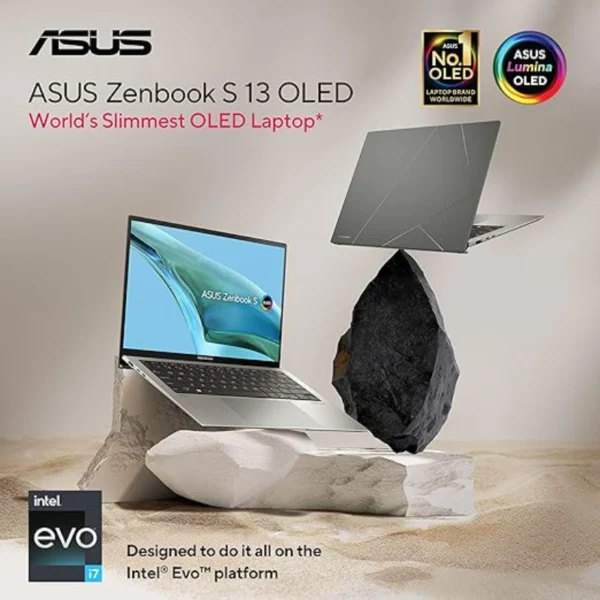 Asus ZenBook S13 UX5304V OLED17T, GREY  Core i7, 1355U  2.1 GHZ 16GB RAM, 1TB SSD