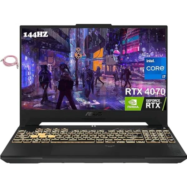 Asus TUF Gaming F15 FX506HE, HN018W BLK Core i7, 11800H 2.3 GHZ, 8GB RAM, 512 GB SSD