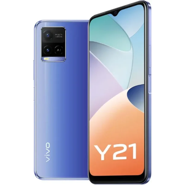 VIVO Y21 Dual SIM Metallic Blue 4GB RAM 64GB 4G LTE TRA