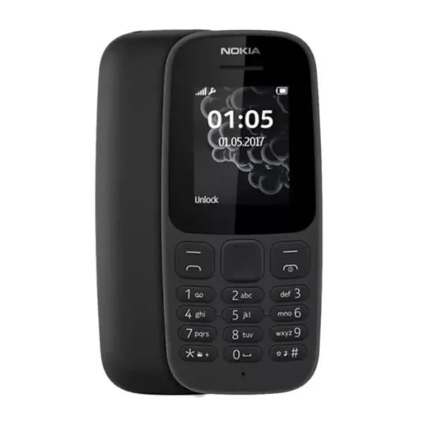 Nokia 105, 4MB, 2G, Black TRA