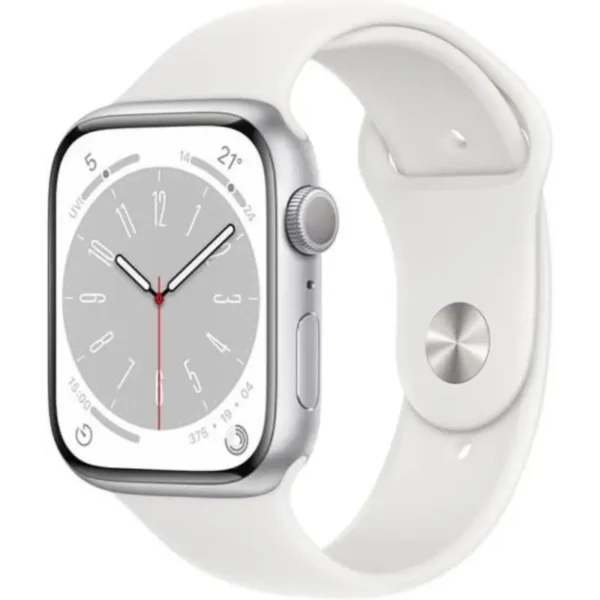 Apple Watch Series 8, GPS 45mm Aluminum Case with Sport Band