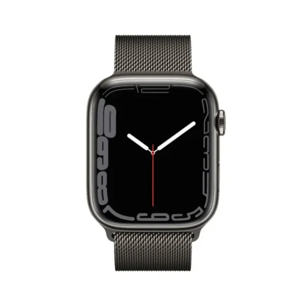 Apple Watch Series 7, GPS, 45mm Black, Milanese loop Steel