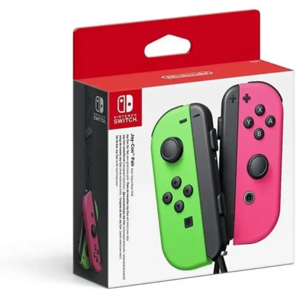 Nintendo Joy Cons Wireless Controller, Green/Pink