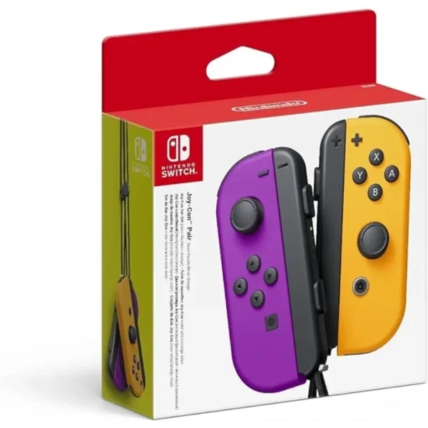 Nintendo Joy Cons Wireless Controller, Purple/Orange