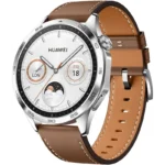 HUAWEI Watch GT4 46mm Smartwatch, 24/7 Health Monitoring, Brown