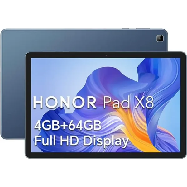 Honor Pad X8 Tablet 4GB RAM 64GB Storage, Blue - UAE Version