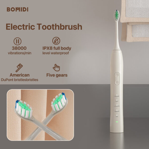 Bomidi TX5 Sonic Electric Toothbrush Rechargeable Blue