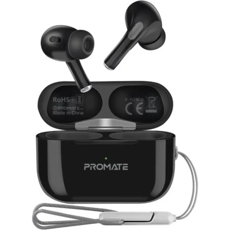 Promate Harmoni Pro High Definition InteliTouch TWS Earphone - Black