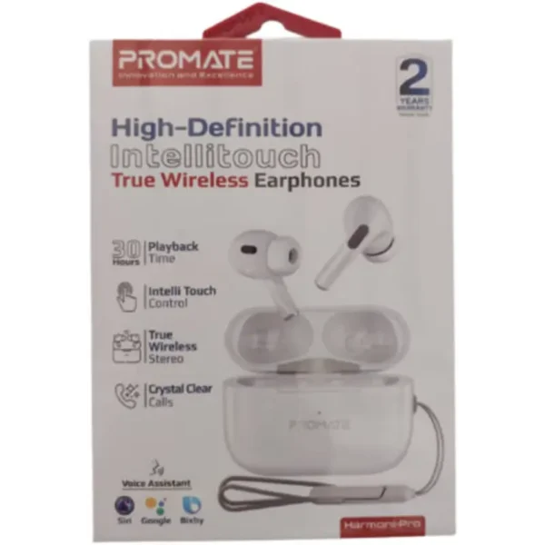 Promate Transpods, High Definition Transparent TWS Earbuds - Black Promate Transpods, High Definition Transparent TWS Earbuds - Black