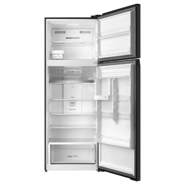Toshiba Double Door Refrigerator 338Ltr - Satin Grey Color GRRT468WE-PM