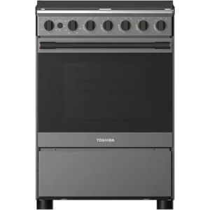Toshiba 4 Gas Burners Gas Cooking with FFD Stainless Steel Top And Front - Grey sliver side TBA-24BMG4G089KS