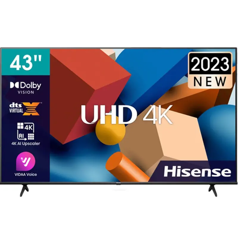 Hisense 43A61K 4K UHD DLED Smart Television 43inch