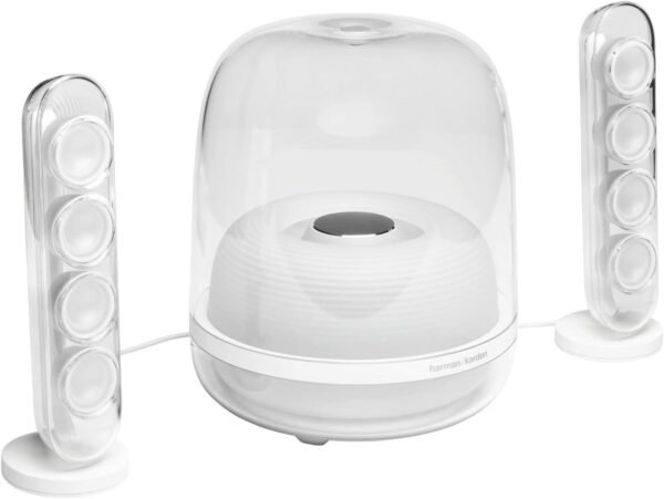 Harman Kardon SoundSticks 4 - White, Wireless Bluetooth Speaker