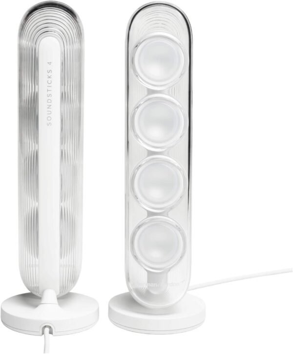 Harman Kardon SoundSticks 4 - White, Wireless Bluetooth Speaker