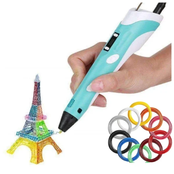 3D Pen for Kids, 3D Printing Pen with PLA Filament Refills, Compatible PLA & ABS, Creative Toy, Great Arts Crafts Gift for Kids & Adults