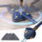 Self-Wrenching Triangle Mop 360 Rotatable Expandable Adjustable Cleaning Tool (Blue)
