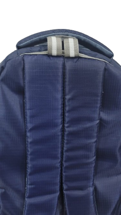 Shoulder Backpack with 3 Compartment, Laptop storage, Double Straps, Blue