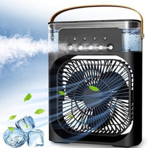 Portable Mini Air Conditioner Fan Black