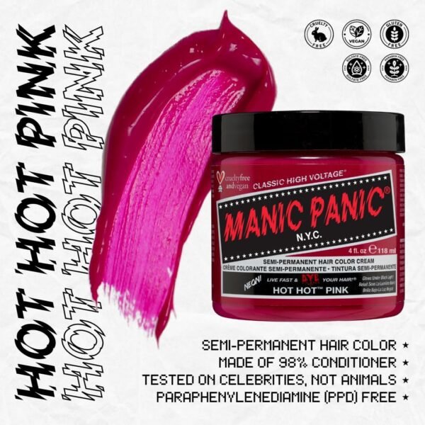 Manic Panic Permanent Vamire'S Kiss 118Ml Hair Color Cream Unisex